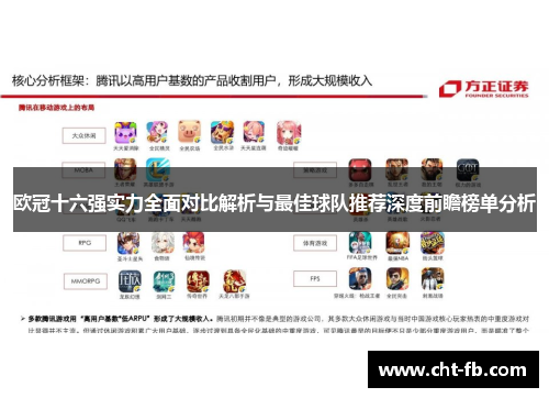 欧冠十六强实力全面对比解析与最佳球队推荐深度前瞻榜单分析